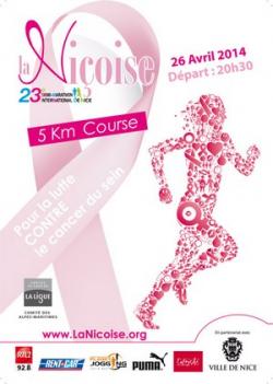 La course 100% féminine « La Niçoise » lutte contre le cancer du sein !