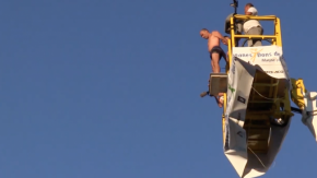 Plongeon de haut vol : il tente de battre le record du monde