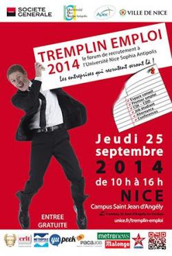 Rdv demain pour le forum Tremploi Emploi à Nice !