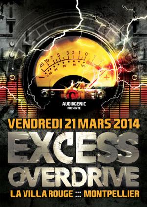 21/03 - Montpellier - EXCESS OVERDRIVE – Micropoint, Radium, Le Bask, Mat Wease