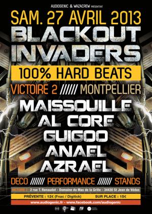 BLACKOUT INVADERS à Montpellier