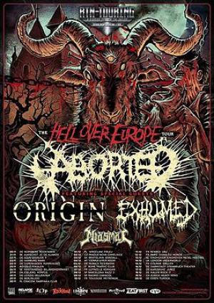 ABORTED + ORIGIN + EXHUMED + MIASMAL @ LUYNES / AIX