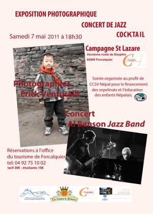 AL BENSON Jazz Band en concert à la Campagne St Lazare (Forcalquier)