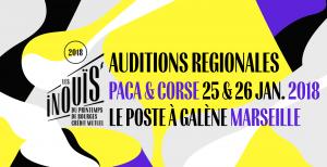 Auditions Live Antenne PACA/ CORSE iNOUÏS 2018 du Printemps de Bourges Crédit Mutuel