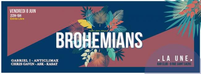 Brohemians club night à La Une