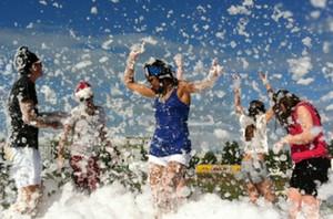 Bubble day, la course en bulles