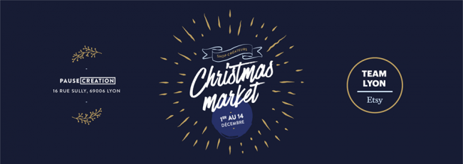 Christmas Market de la team Etsy Lyon