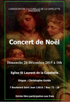 Concert de Noël à la Capelette 