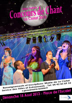 Concours de Chant des Fêtes Votives 2013