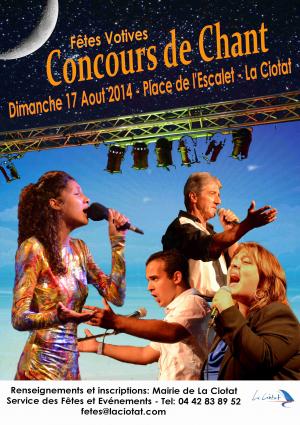 Concours de Chant - Fêtes Votives 2014