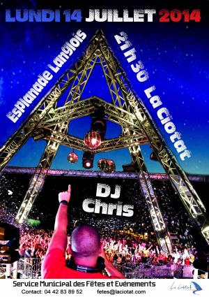"DJ Chris" Bal du 14 Juillet - La Ciotat