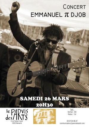 Emmanuel Djob au Parvis des Arts
