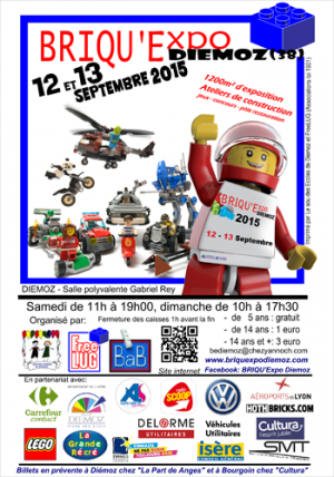 Exposition Lego : BRIQU’Expo Diemoz
