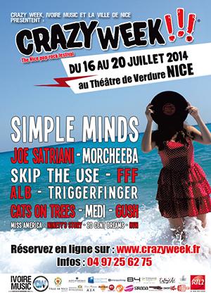 Festival Crazy Week (Simple Minds, Joe Satriani, Morcheeba, Skip the Use...)