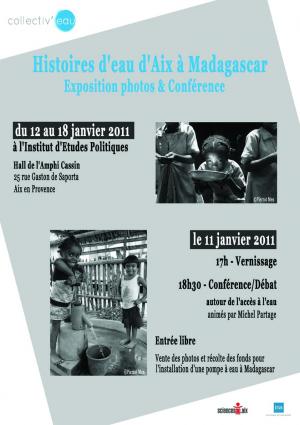 «Histoires d'eau, d’Aix à Madagascar» - Exposition photos-vidéo & conférence