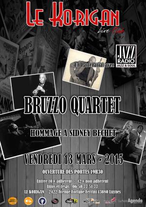 Hommage à sydney Bechet Quartet BRUZZO - Jazz @ Le Korigan Aix / Luynes