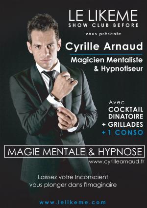 hypnotiseur + repas + soirée dansante