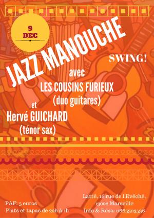 Jazz Manouche avec Les Cousins Furieux et Hervé Guichard