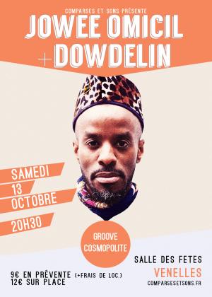 Jowee Omicil + Dowdelin en concert à Venelles