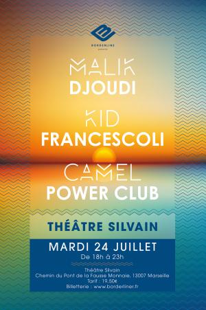 Kid Francescoli+ Malik Djoudi+ CPC+ Borderline au théâtre Silvain