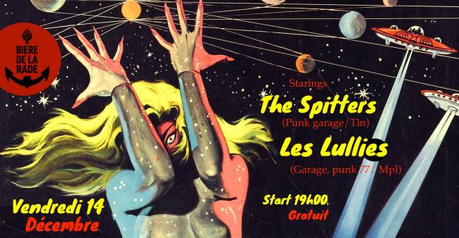 Kustom Attack : The Spitters + Les Lullies à la Bière de la Rade