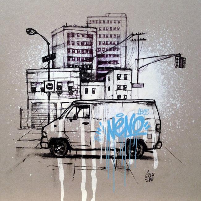 La galerie Carré d'artistes® d'Aix en Provence expose les oeuvres de Graffmatt