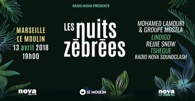 Les Nuits Zebrées de Radio Nova au Moulin