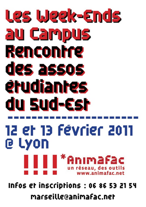 "Les week end au campus "à Lyon les 12 et 13 février