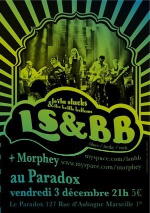 LSNBB et MORPHEY en concert au Paradox