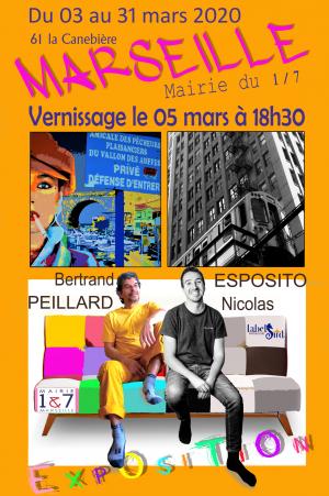 Marseille colors - city N/b