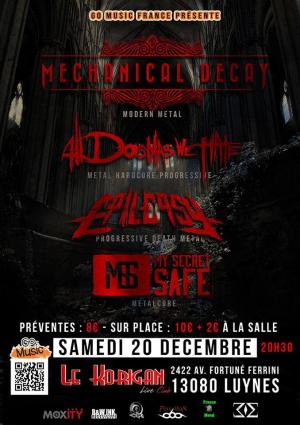 MECHANICAL DECAY + ALL DOGMAS WE HATE + EPILEPSY + MY SECRET SAFE