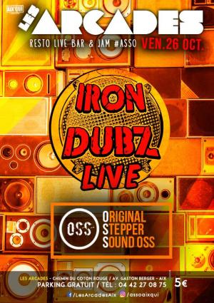 Original Stepper Sound feat IRON DUBZ en LIVE