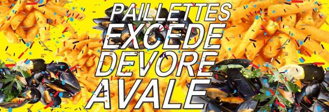 Paillettes Excède Dévore Avale