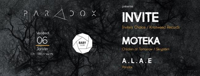 Paradox @ Le Baby Club w/ Invite & Moteka