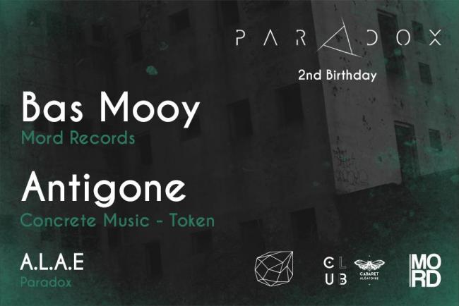 Paradox X Cabaret Aléatoire: 2nd birthday with Antigone et Bass Mooy