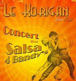 Salsa Cuatro Bandy's grupo - concert salsa @Le Korigan Aix