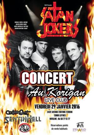 Satan Jokers Sentinhell Red Cans @ Le Korigan Aix / Luynes