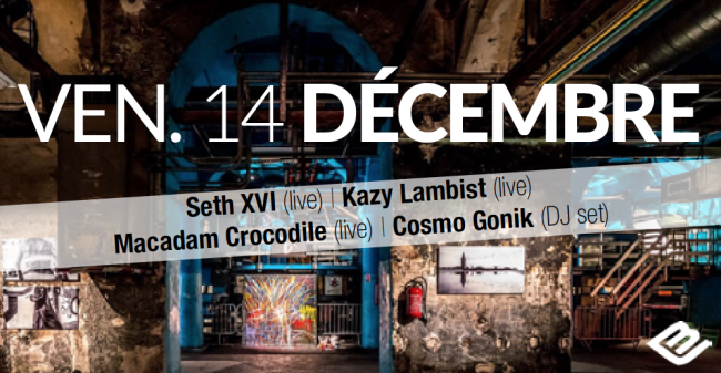 Seth XVI, Kazy Lambist, Macadam Crocodile et Cosmo Gonik aux Rotatives