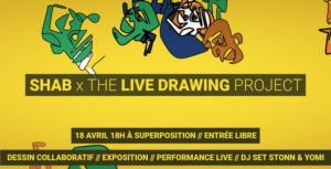 Shab x The Live Drawing Project • LYON •