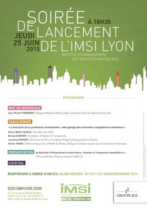 Soirée de lancement de l'IMSI Lyon
