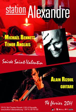 Spécial Saint Valentin : Concert guitare-voix avec Michael BENNETT et Alain RIZOUL