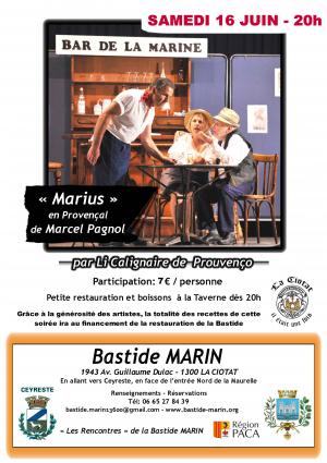 THEATRE "Marius" en provençal de Marcel Pagnol