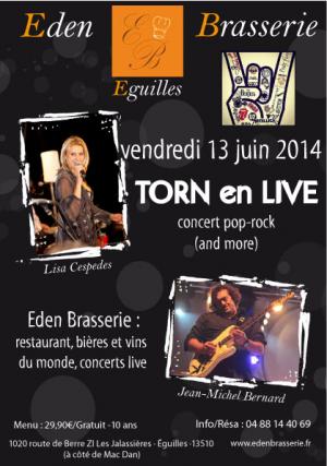 TORN en live à l'Eden