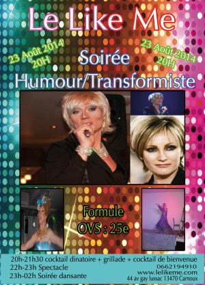 transformiste repas et soirée dj