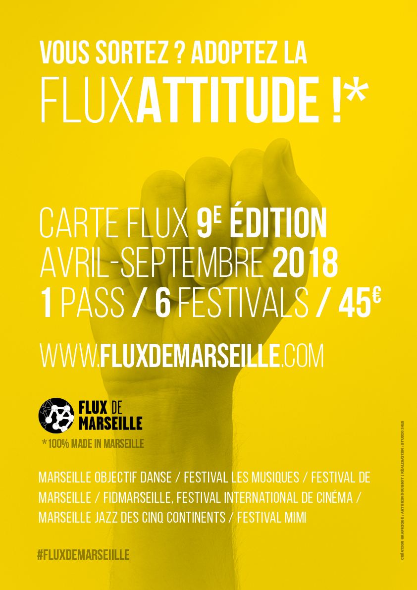 Marseille : Carte Flux 6 festivals 