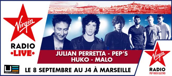 Marseille : Julian Perreta & more au Virgin Radio Live 