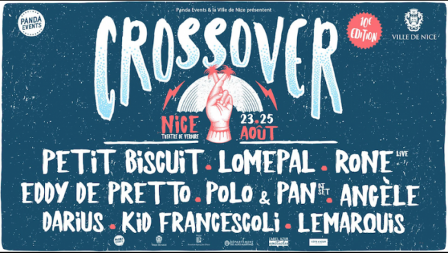 Nice : festival Crossover soirée du vendredi 24 août