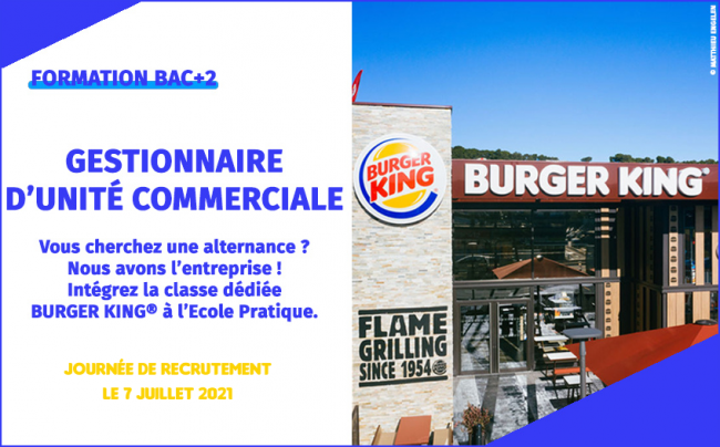Journée de recrutement en alternance avec Burger King à l’Ecole Pratique Marseille