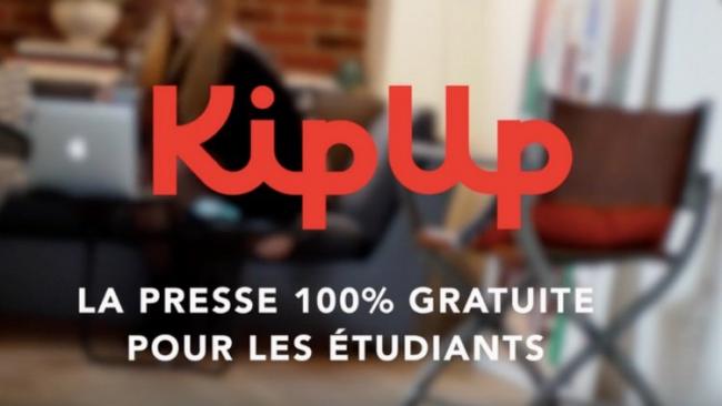 L’appli fraîche : KipUp, le kiosque 100 % free pour les étudiants 