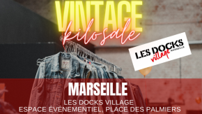 Vintage Kilo Sale aux Docks de Marseille
